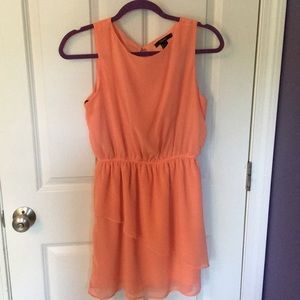 Pastel orange dress